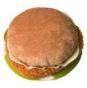 KFC Collection Plush Burger Dog Toy - 5"