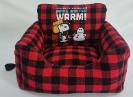 ISPET Snoopy Warm Convertible Car Seat - Red
