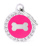 MyFamily Pink Glam Bone ID Tag
