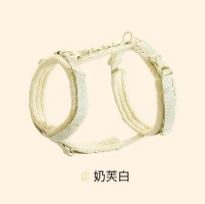 ISPET Y³ Fleece Comfort Harness - White XXS