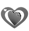 MyFamily Twogether Tag - Black Brass