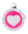 MyFamily Pink Glam Heart ID Tag